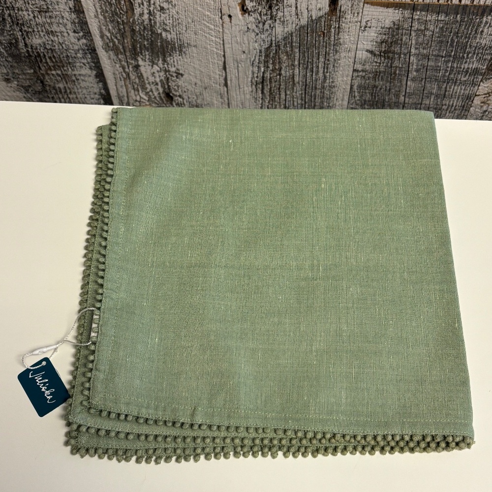 Juliska Berry Trim Napkins in Watercrest Set of 4